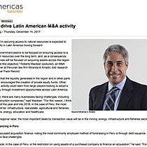 ChinatodriveLatinAmericanM&Aactivity